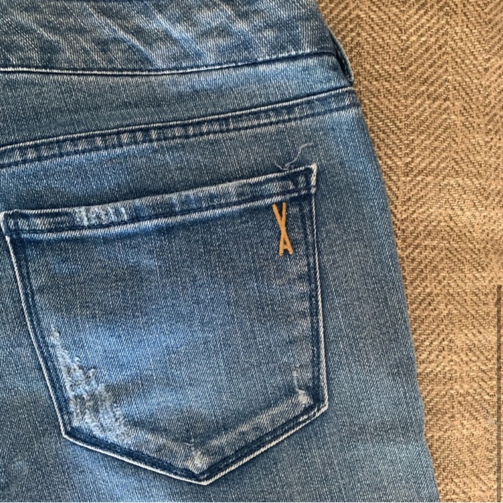 Excellent Preowned Condition Vintage America Blues Boho Cropped Jeans Size 6. - Picture 5 of 7